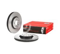 2x Brake Disc Front For Audi A4 Allroad A5 A6 A6 Allroad A7 Q5 BREMBO 09.B972.11