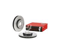 2x Brake Discs Pair Vented fits MERCEDES V220 W447 2.0D Front 2019 on OM654.920