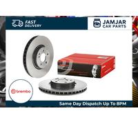 2x Brake Discs Pair Vented fits MERCEDES V220 W447 2.0D Front 2019 on OM654.920
