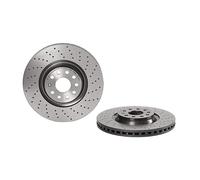 Brembo 09.C306.1X Xtra UV Coated Pillar Vented drilled Front Brake Rot