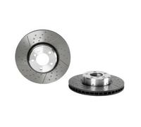 Brembo Prime Line Composite Two-Piece Brake Disc - Drilled & Slotted 09.C398.13