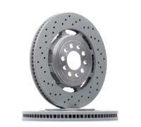 BREMBO Brake Disc Front Per Braking System Fits Alfa Romeo Stelvio 2.9 Q4