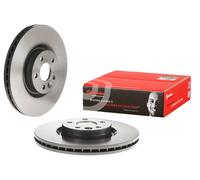 Brembo 09.C522.11 Brake Disc Front Internally Vented 324mm ⌀ Fits Volvo XC60