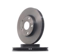 2x Brake disc internally vented 09.C648.11 BREMBO for TOYOTA COROLLA Saloon