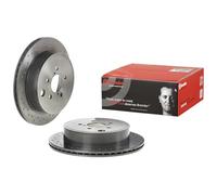 2x Brake Discs Vented Grooved Rear 290mm 09.C662.1X Brembo 26700AJ010 SU00300638