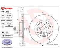 BREMBO 09.C819.11 Brake Disc Front Fits Land Rover Discovery Range Rover