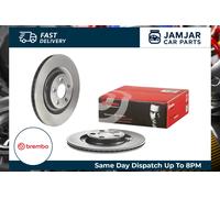 Brembo Brake Disc 09.D061.11 Internally Vented - 2x - Fits Jaguar XJ & F-Type Coupe