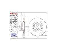 BREMBO 09.D423.11 Brake Disc Front Fits Audi A4 Allroad A5 A6 A8 Q5 Honda VW