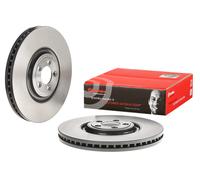 Brembo 09.D433.11 Brake Disc Front Internally Vented Fits Jaguar F-Type XF XJ XK