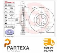 Brembo 09.D939.11 Brake Disc Front Right 360mm Outer Diameter Fits Porsche Macan