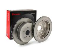 Brake Disc 2 Pieces Rear Internally Vented Fits Lexus RX - Brembo 09.E524.11