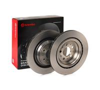 2x Brake disc internally vented 09.N361.11 BREMBO for TESLA MODEL 3