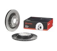 2x Brake disc internally vented 09.N361.11 BREMBO for TESLA MODEL 3