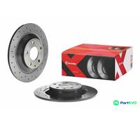 08.C425.1X Brake Disc 2 Pieces Rear Fits Mazda CX-5 Cx-30 Mx-30 Hongqi By Brembo