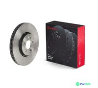 BREMBO 2 X BRAKE DISC 09D7701X FOR MERCEDES-BENZ