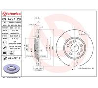 Brembo 2 x Front Brake 280mm Disc Set fits Mercedes-Benz Nissan Renault
