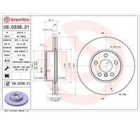 Brembo 2 x Front Brake 307mm Disc Set fits BMW 2 Series 3 Series 4 Series