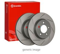 2x Brake Discs Vented Grooved Front 276mm 09.5674.76 Brembo 26300AE00A