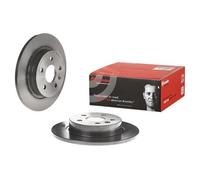 Brembo 2 x Rear Brake 268mm Disc Set fits Chevrolet Opel Vauxhall 08.B357.11