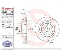 Brembo 2 x Rear Brake 290mm Disc Set fits Subaru Impreza Legacy Outback