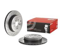 Brembo 2 x Rear Brake 326mm Disc Set fits Subaru WRX 2014-2025 09.C829.11