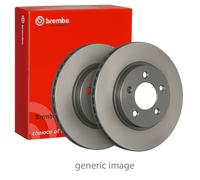 Brembo Rear Single Vented UV Coated Brake Disc 09.9924.11 - Fits BMW