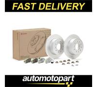 Brembo 2x Brake Discs and Pads Rear 280mm KT10003 Set Pair 1612434180 1614412180