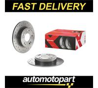 Brembo 2x Brake Discs Pair fits HONDA CIVIC FK3 2.2D Rear 05 to 11 260mm Set New