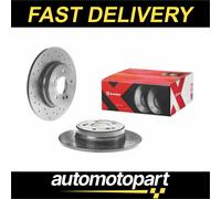 Brembo 2x Brake Discs Pair Rear 290mm 08.7211.2X Set 1244231112 2034230412 New