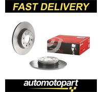 Brembo 2x Brake Discs Pair Solid fits ALFA ROMEO MITO 955 9 Rear 11 to 18 251mm