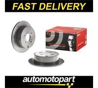 Pair of Brembo 08.A602.11 Brake Disc Rear Solid (x2)