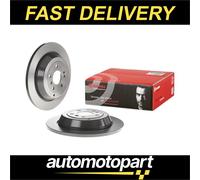 Brembo 2x Brake Discs Pair Solid fits MERCEDES R350 W251 3.5 Rear 05 to 14 330mm