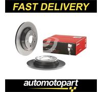 Brembo 2x Brake Discs Pair Solid fits MERCEDES VITO W447 2.2D Rear 2014 on OM651