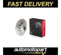Brembo 2x Brake Discs Pair Solid fits RENAULT WIND E4M 1.6 Rear 2010 on K4M854 2