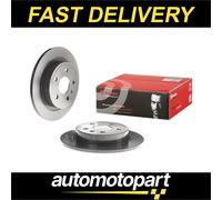 Brembo 2x Brake Discs Pair Solid fits VAUXHALL INSIGNIA A 2.0D Rear 08 to 17 292