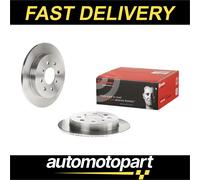 Brembo 08.B602.10 2x Brake Discs Rear Solid With Bolts/Screws Fits Honda Jazz