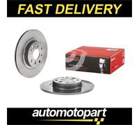 Brembo 2x Brake Discs Pair Solid Rear 255mm 08.D223.11 Set DA9L26251 N24326251