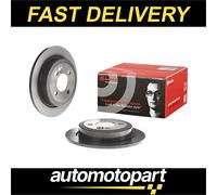 Brembo 2x Brake Discs Pair Solid Rear 259mm 08.9163.21 Set 34216774987 Brand New