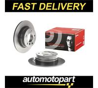 BREMBO 08.9787.11 2x Brake Discs Rear Solid With Bolts/Screws Fits BMW 1 Series