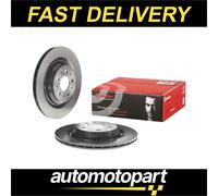 BREMBO 2x Brake Discs Rear Internally Vented 335mm Diameter Fits Tesla Model 3