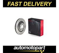 Brembo 2x Brake Discs Pair Vented fits AUDI A6 C6 3.2 Rear 04 to 11 330mm Set