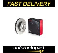 Brembo 2x Brake Discs Pair Vented fits BMW 630 E63, E64 3.0 Front 04 to 10 324mm