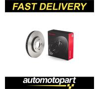 Brembo 2x Brake Discs Pair Vented fits JAGUAR XKR X100 4.0 Front 98 to 05 AJ27S