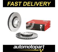 Brembo 2x Brake Discs Pair Vented fits PEUGEOT EXPERT 2.0D Front 03 to 06 285mm