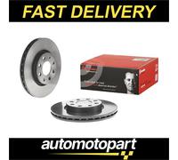 Brembo 2x Brake Discs Pair Vented fits VAUXHALL CORSAVAN E 1.3D Front 2014 on 25