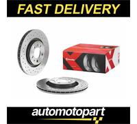 Brembo 2x Brake Discs Pair Vented Front 280mm 09.7012.1X Set 1J0615301E Quality