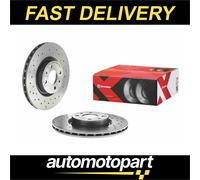 Brembo 2x Brake Discs Pair Vented Front 284mm 09.4939.1X Set 46445004 46455892