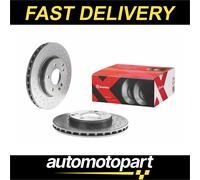2x Brake disc perforated/vented 09.8411.1X BREMBO for MERCEDES-BENZ CLK C-CLASS