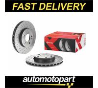 Brembo Brake Disc 09.B344.4X – Perforated/Vented – 2x for Mercedes-Benz CLA Coupe