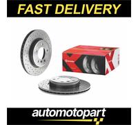 Brembo 2x Brake Discs Pair Vented Front 300mm 09.7701.1X Set 34111164539 New